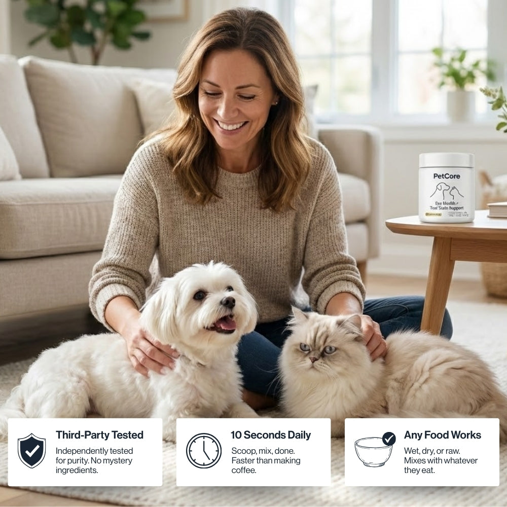 PetCore Eye Health + Tear Stain Prevention