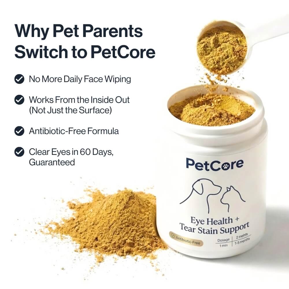 PetCore Eye Health + Tear Stain Prevention
