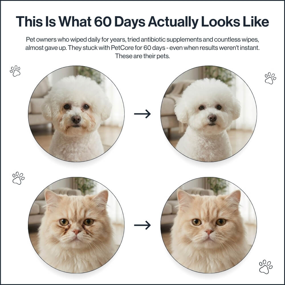 PetCore Eye Health + Tear Stain Prevention