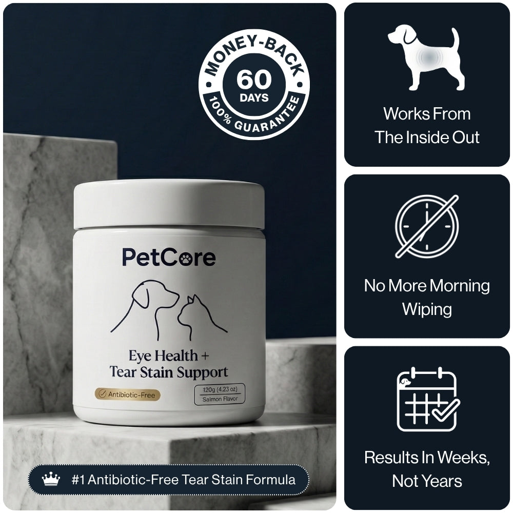 PetCore Eye Health + Tear Stain Support